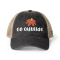 Go Outside - Women's Washed Mesh-Back Cap