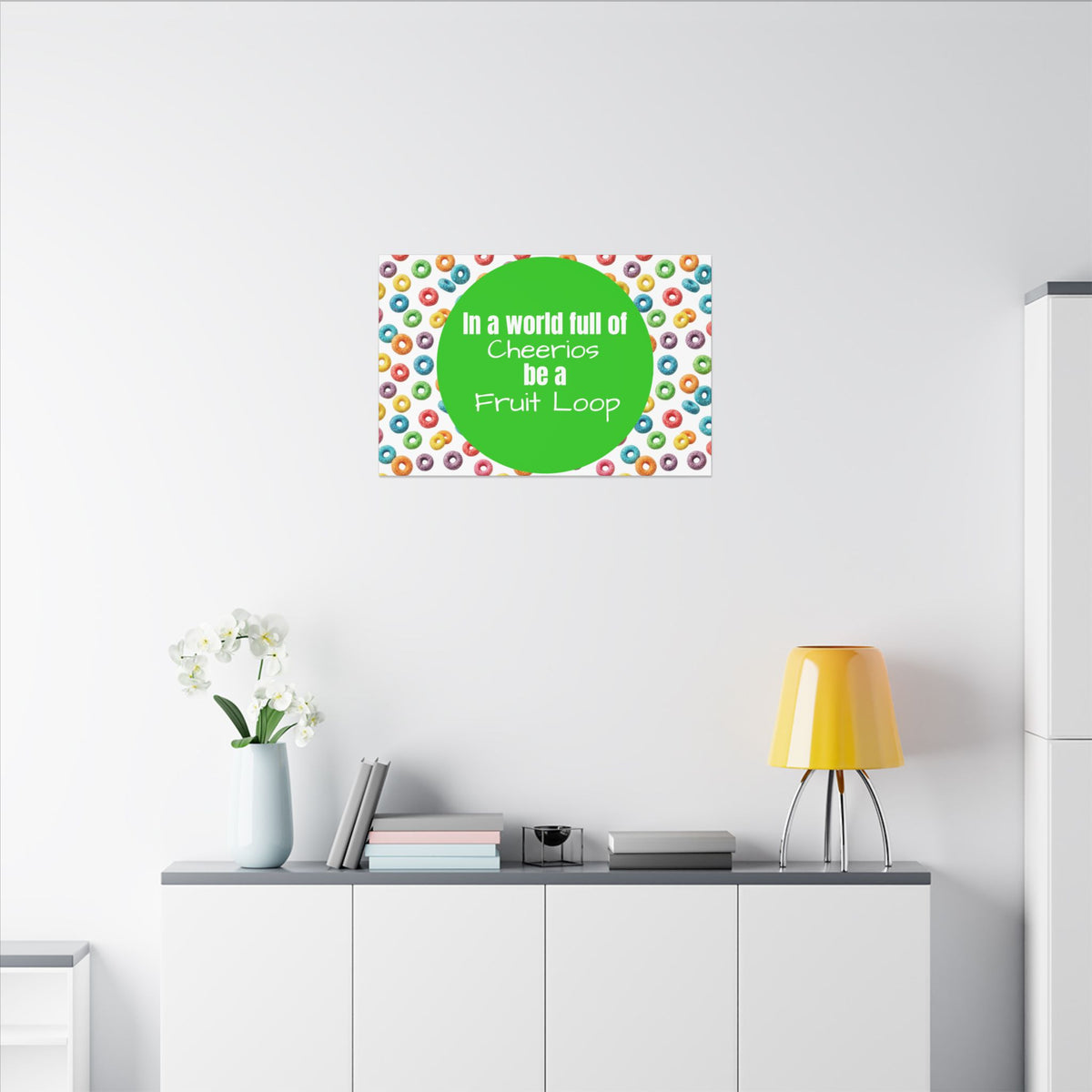 Be a Fruit Loop Canvas Wall Art