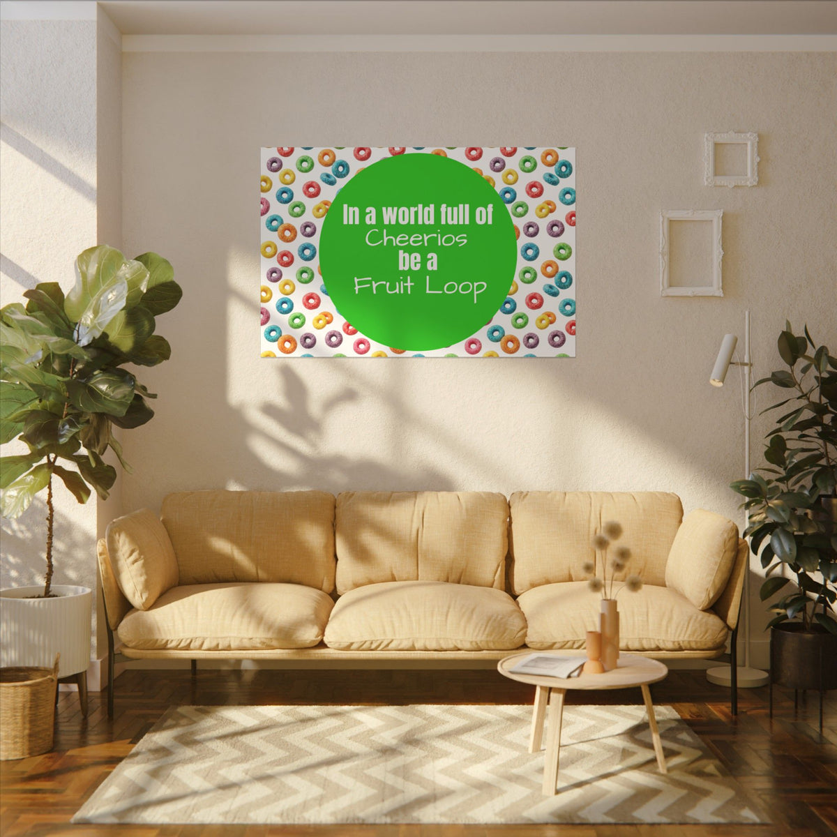 Be a Fruit Loop Canvas Wall Art