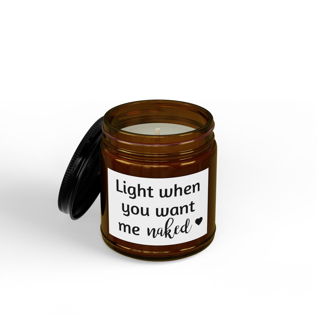 Scented Soy Candles with Black Lid, (4 and 9oz)