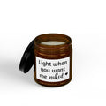 Scented Soy Candles with Black Lid, (4 and 9oz)